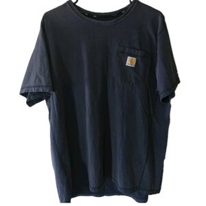 Carhartt Men's Dark Blue Short Sleeve Tee